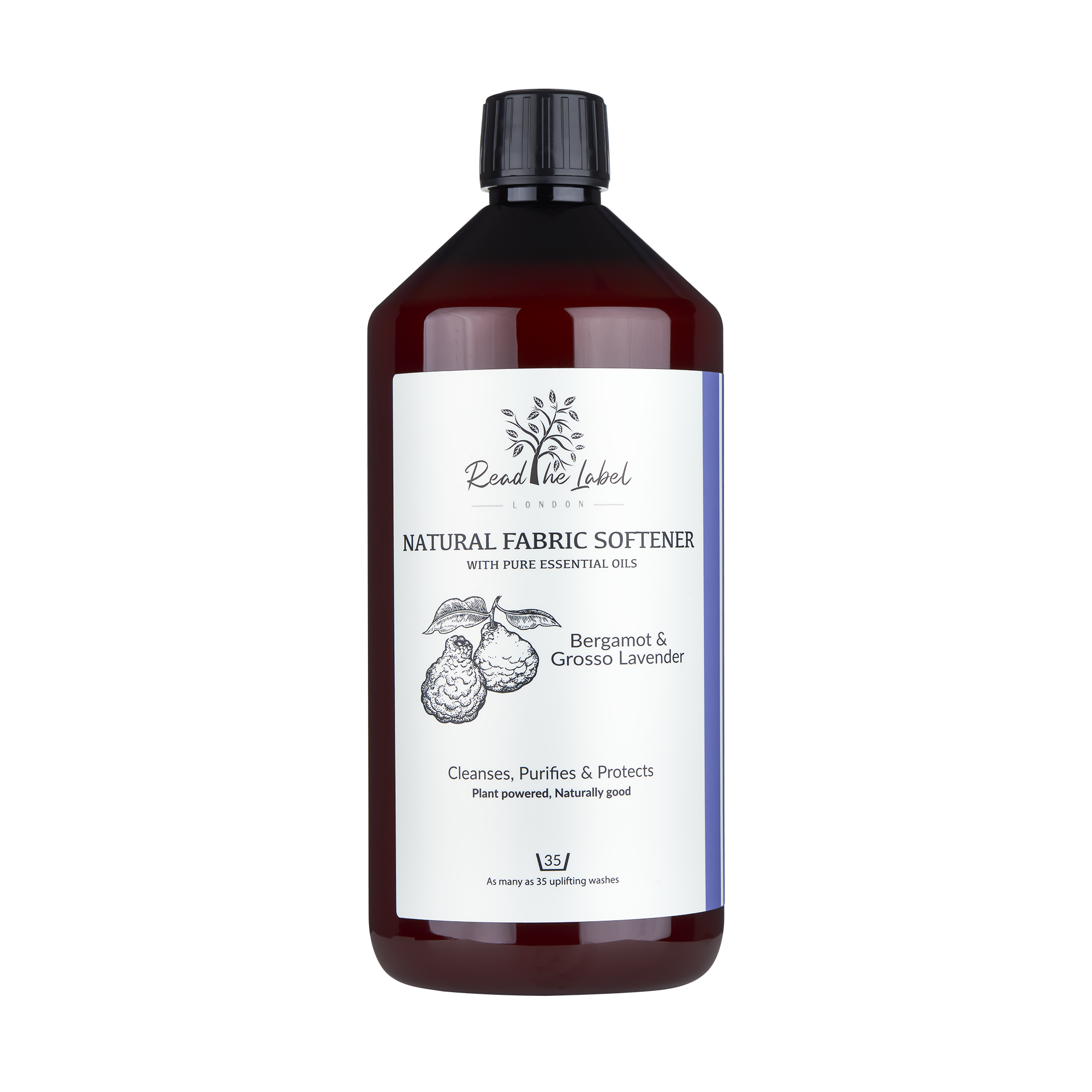 Natural Fabric Softener – Bergamot & Grosso Lavender - 1000ML