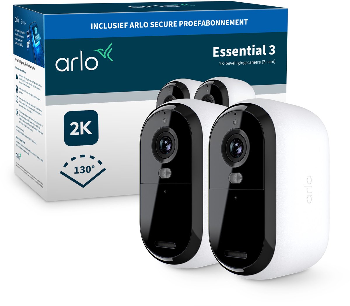 Arlo essential3 2k security camera - 2 IP cameras