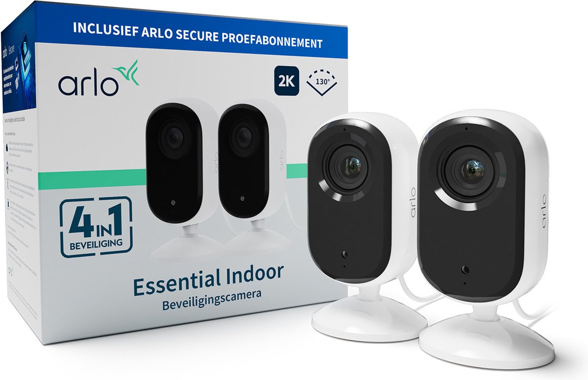 Arlo essential 2k indoor security camera - 2 IP cameras