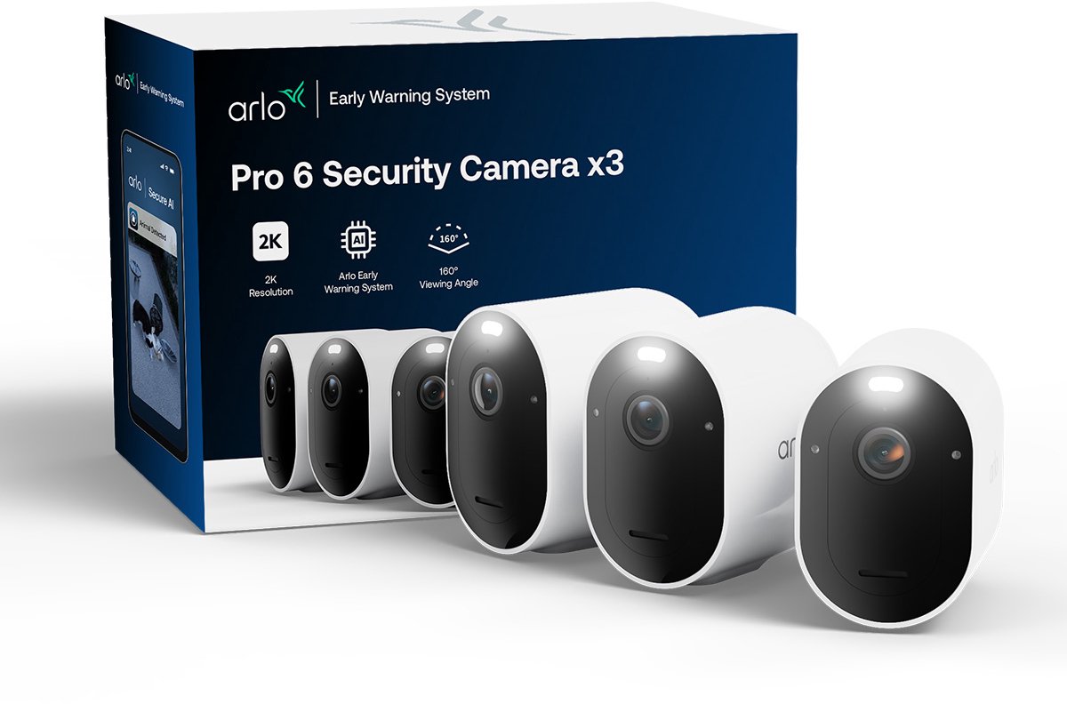 Arlo pro 6 2k+ security camera - 3 IP cameras