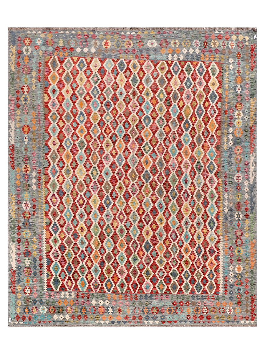 Maimana Kilim - 489 × 407 cm (16'1" x 13'4")