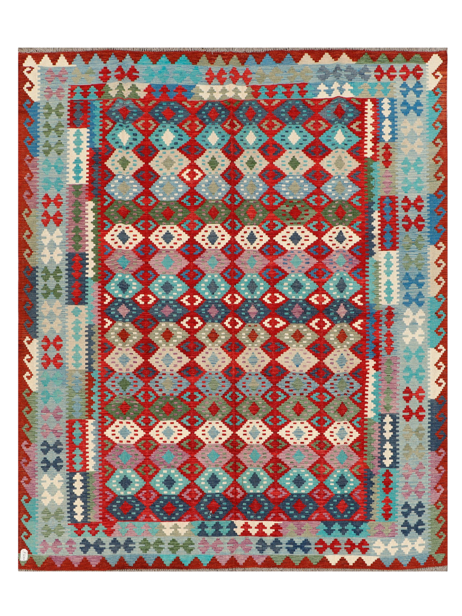 Maimana Kilim - 300 × 246 cm (9'10" x 8'1")