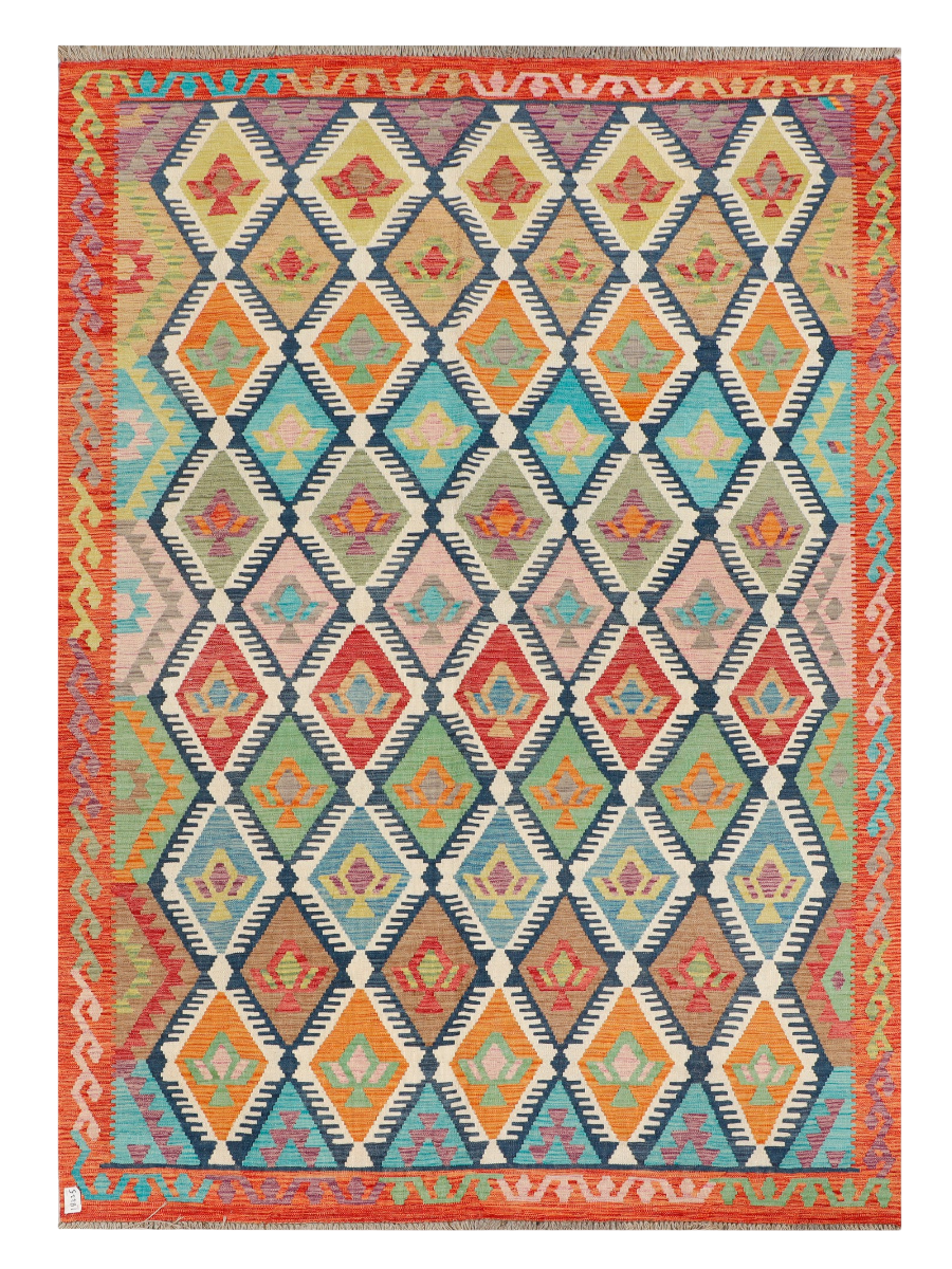 Maimana Kilim - 298 × 212 cm (9'9" x 6'11")