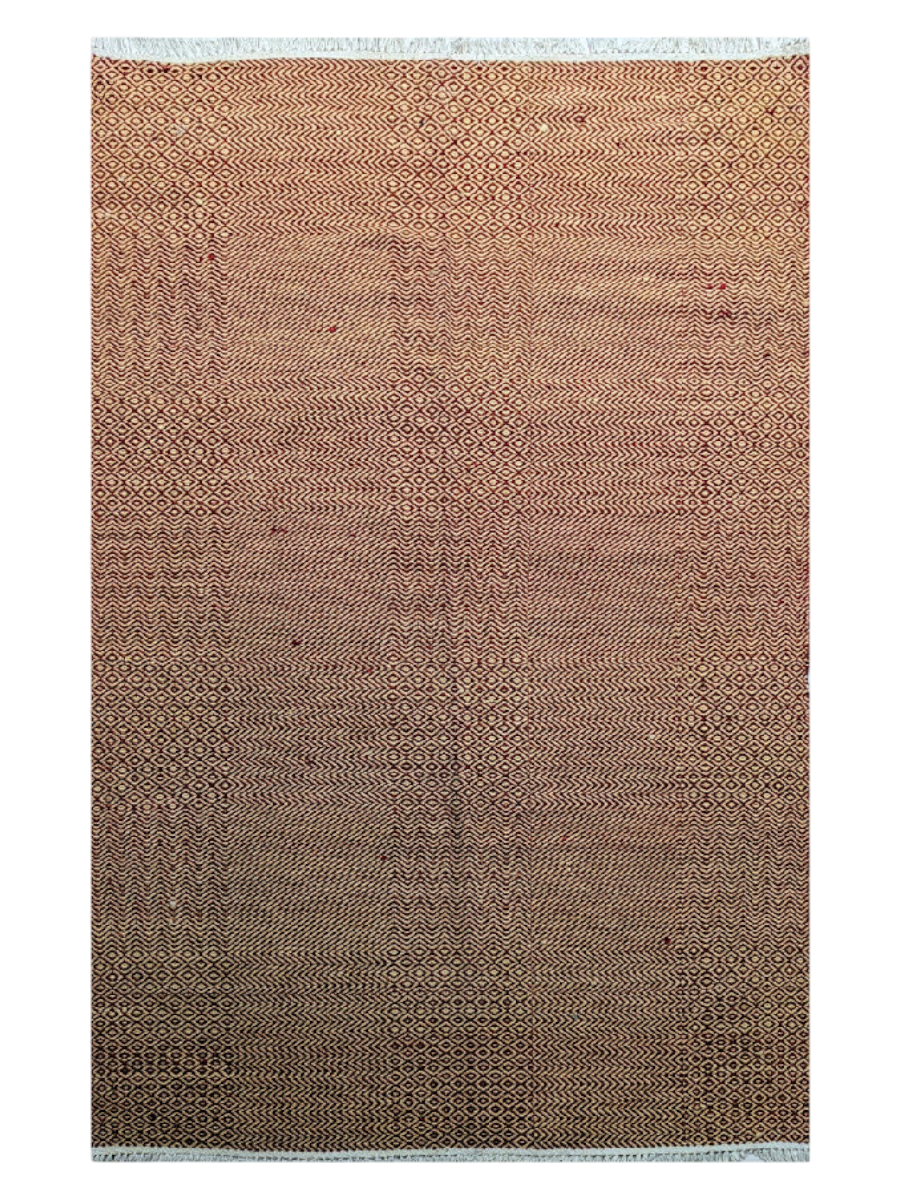 Dusk Terracotta Kilim Rug - Size: 183 x 113 cm (6'0" x 3'8")