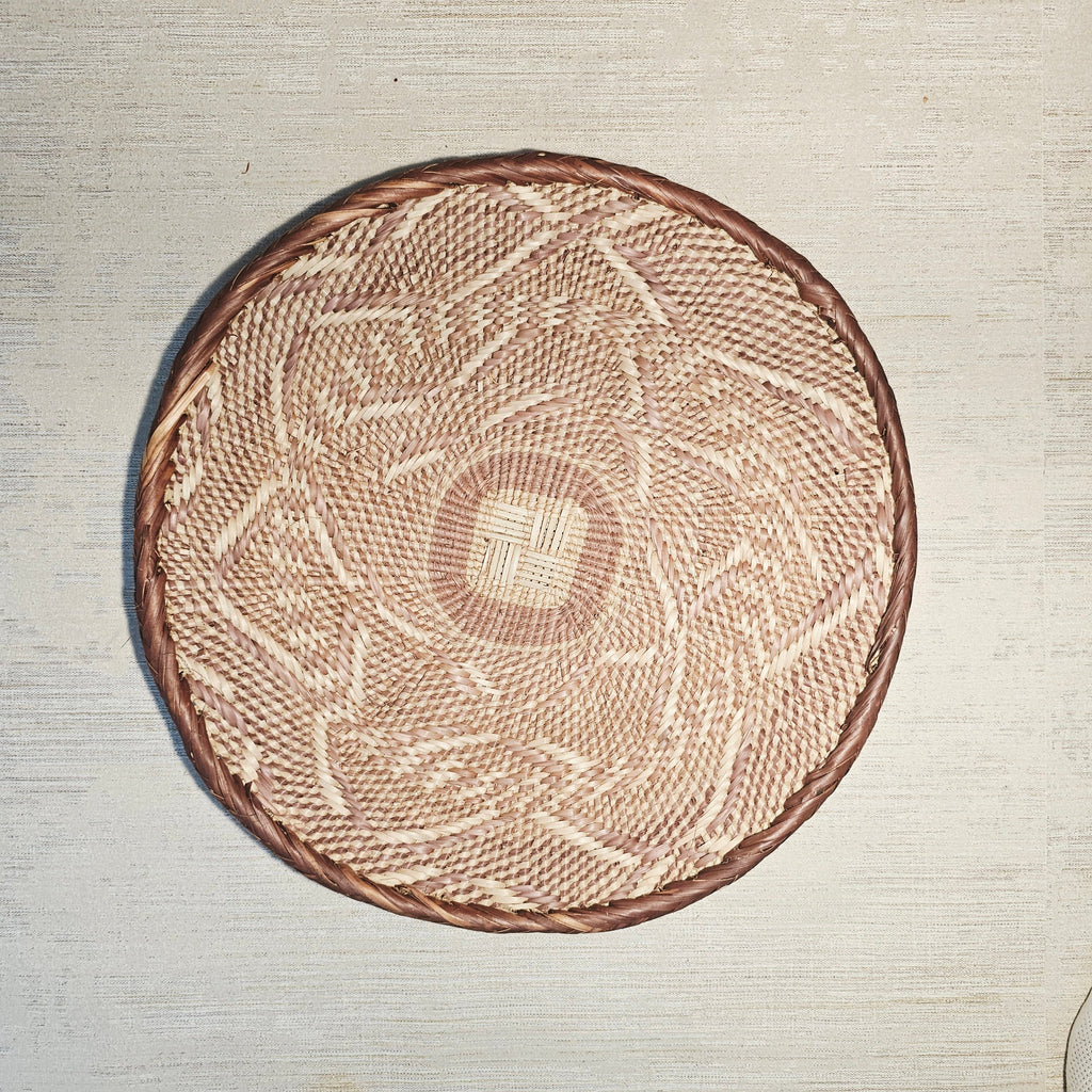 Set of 3 Handmade African Wall Baskets | Zimbabwe Baskets | Boho Wall Decor | 3A