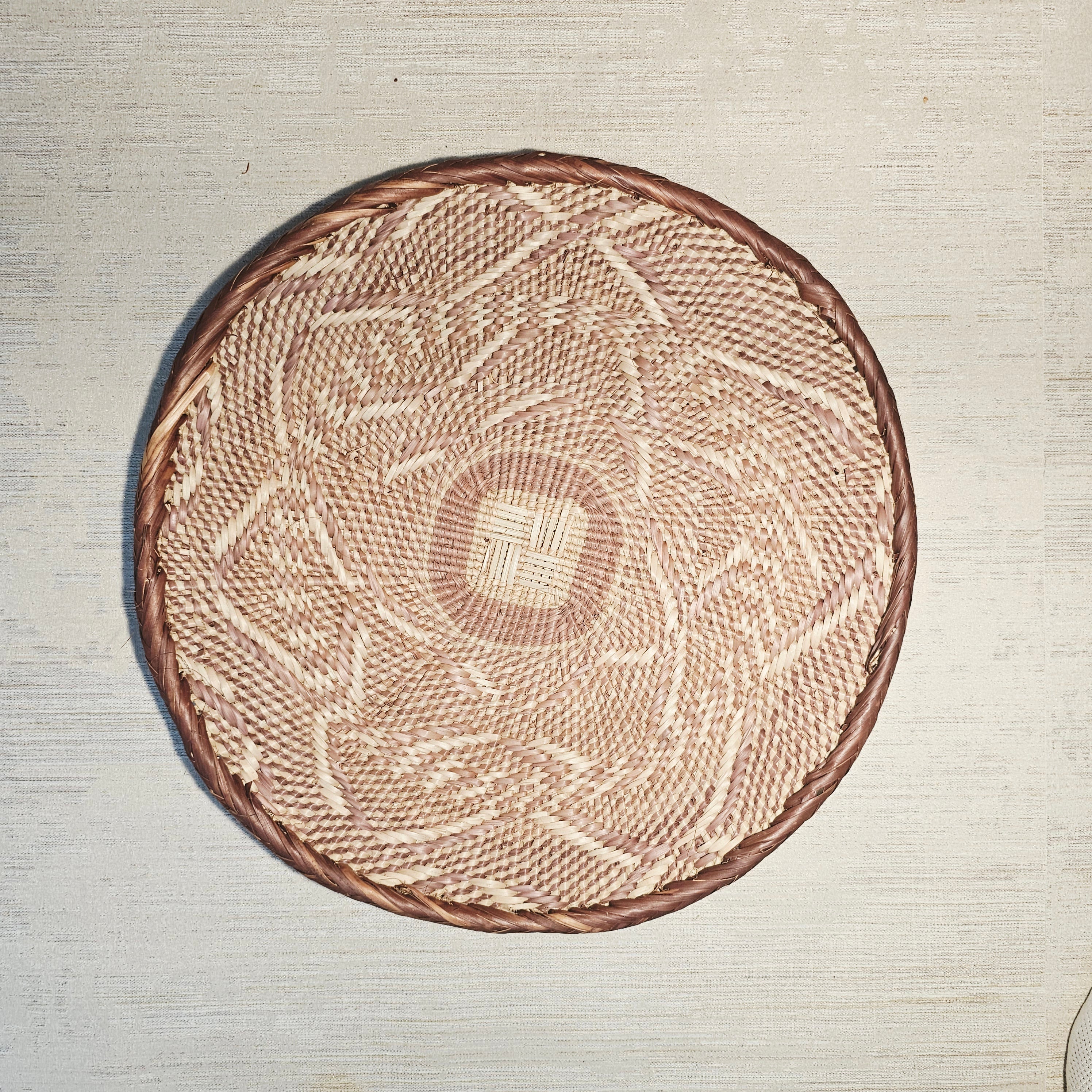 Set of 3 Handmade African Wall Baskets | Zimbabwe Baskets | Boho Wall Decor | 3A