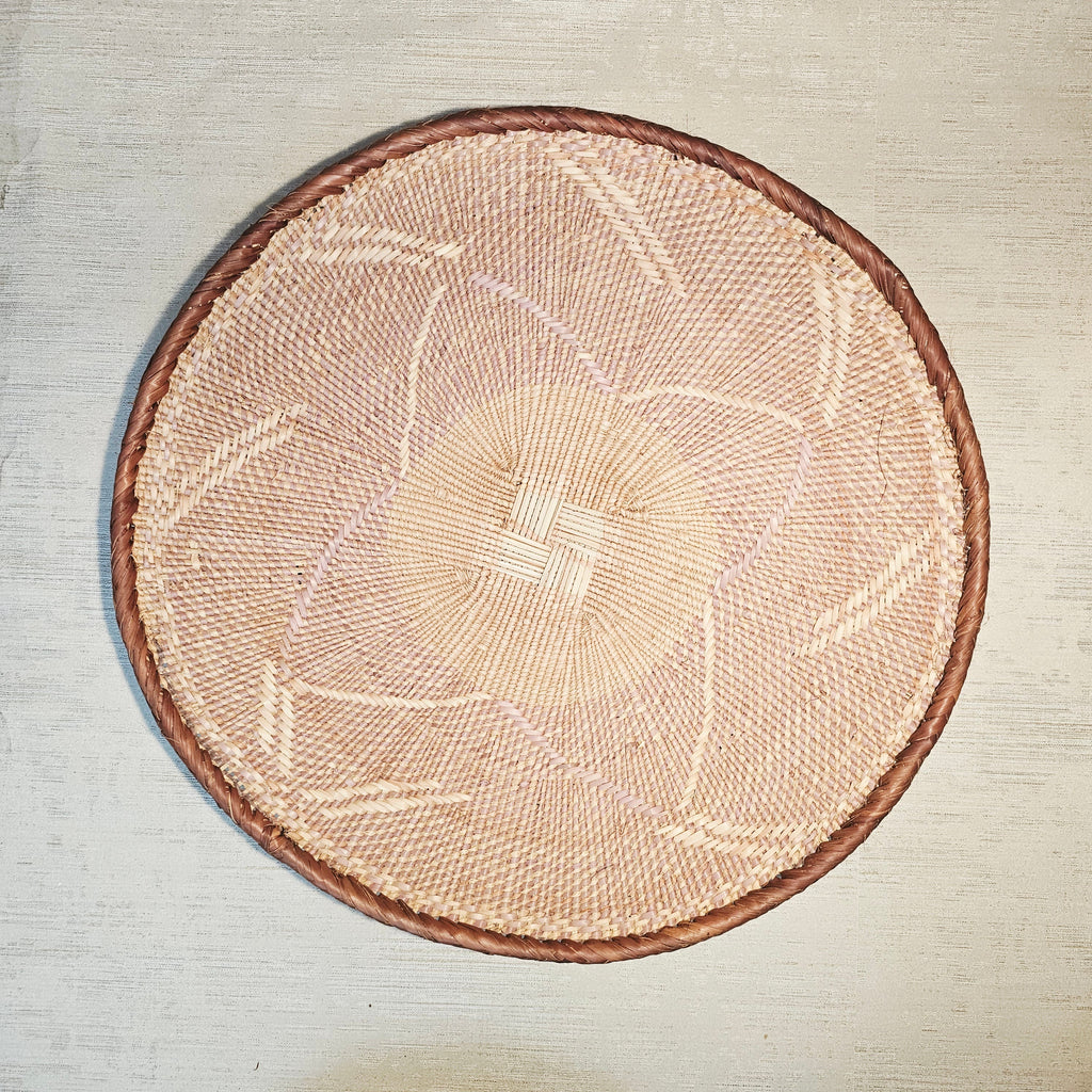 Set of 3 Handmade African Wall Baskets | Zimbabwe Baskets | Boho Wall Decor | 3A