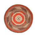 Tonga Painted Pattern Baskets | Orange Pattern
