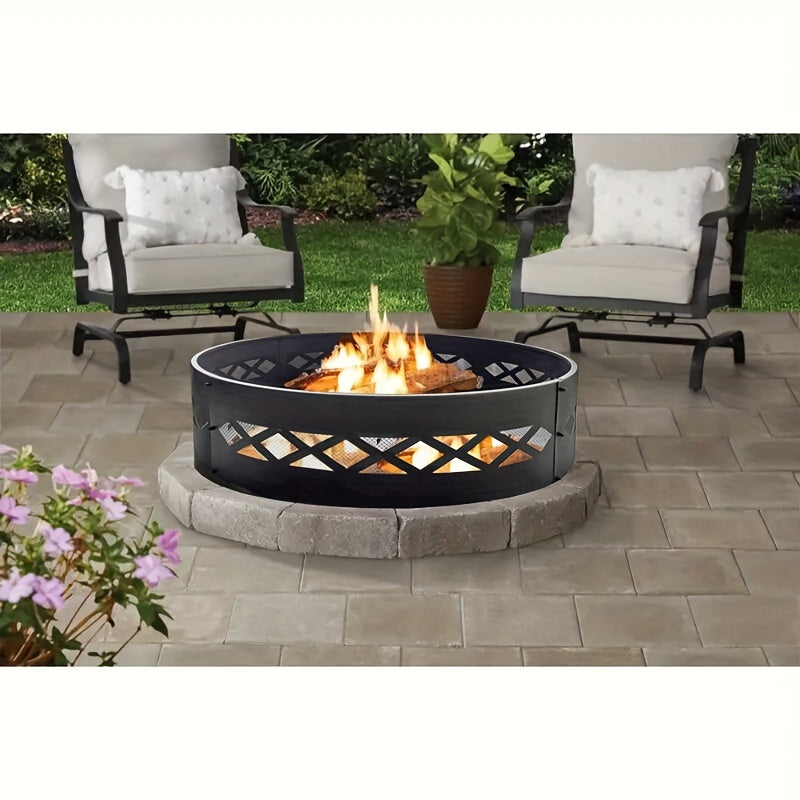 Fire Pit Ring for Outdoor Wood Burning