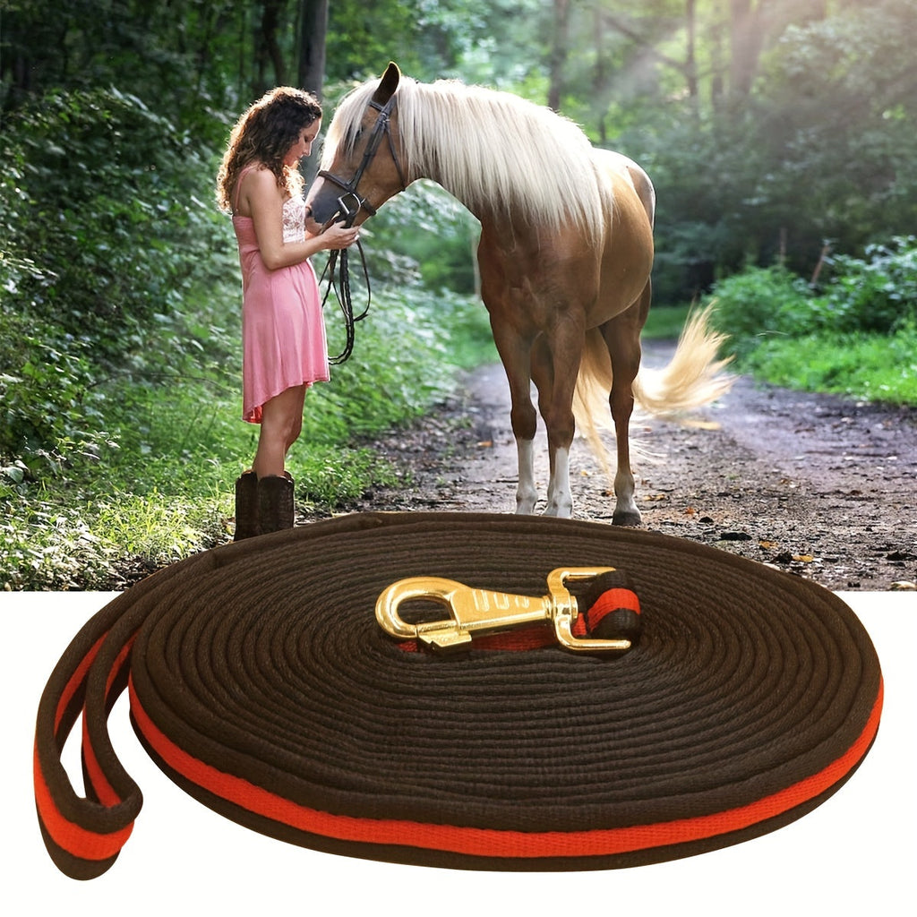 Premium Horse Lunge Line with Trigger Clip