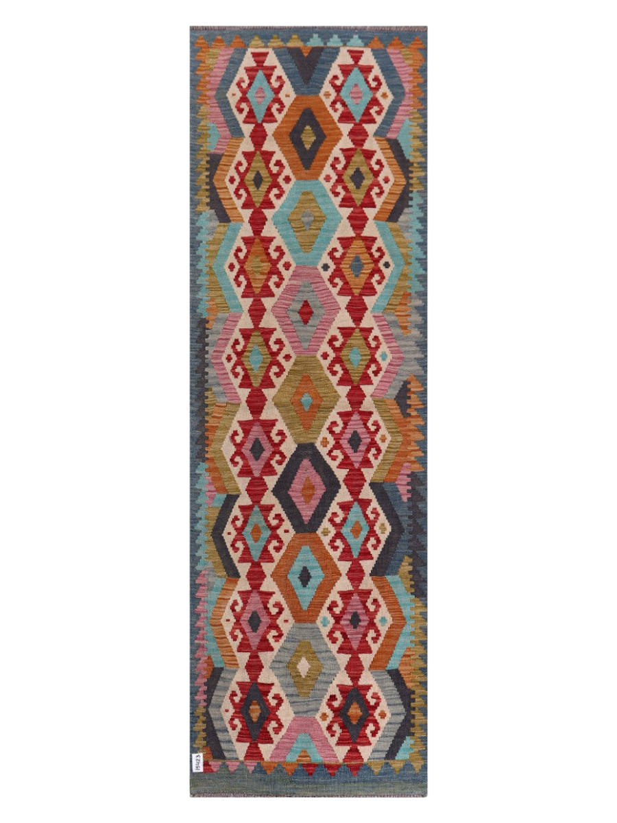 Maimana Kilim Runner - 280 × 88 cm (9'2" x 2'11")