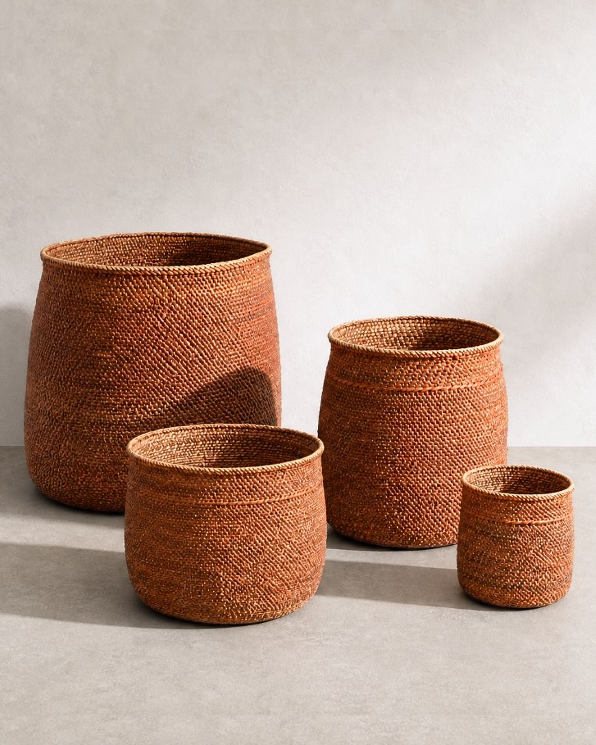 Handwoven Auburn Iringa Baskets | Tanzania