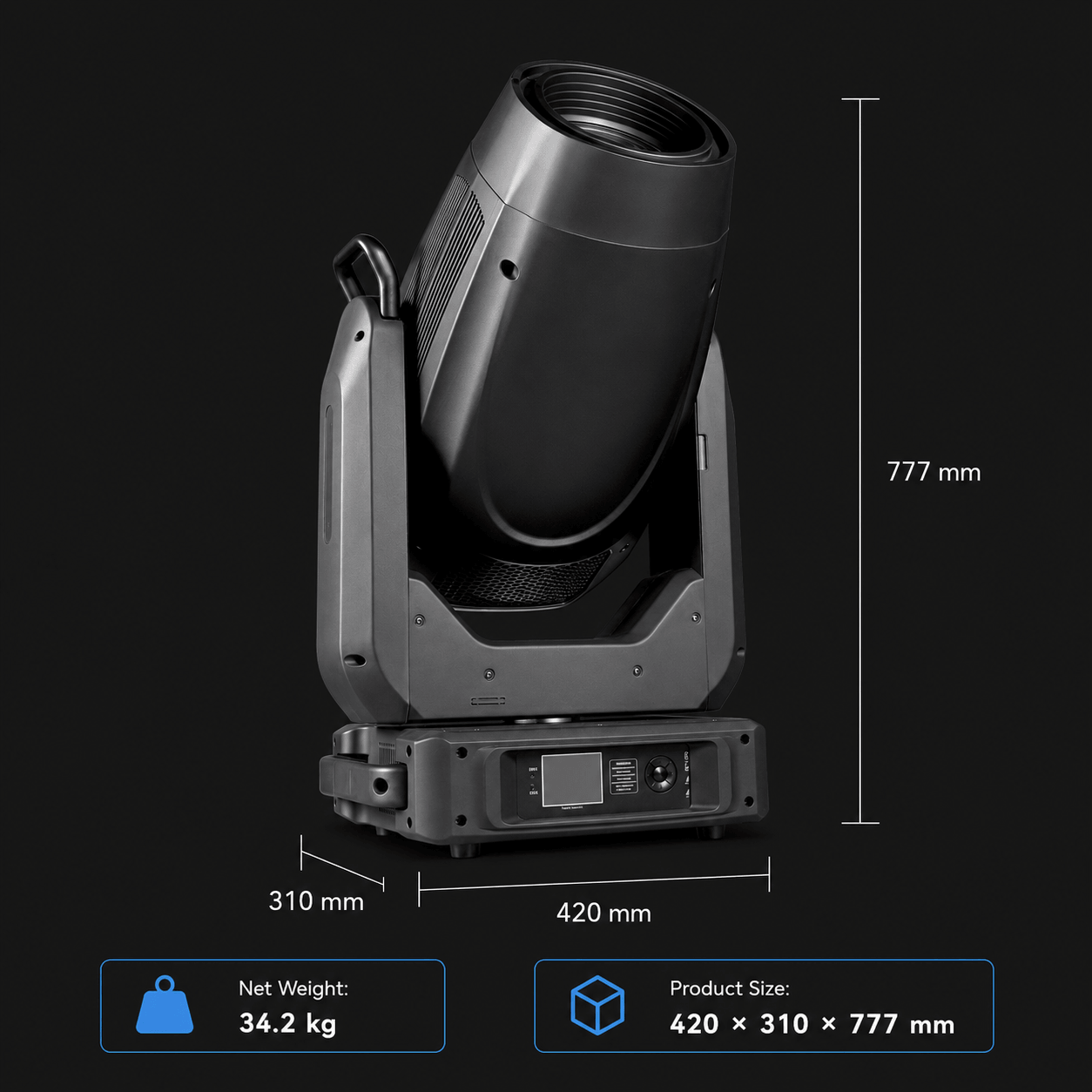 F17 CMY Framing LED Moving Head Profile Light 800W/1000W for Stage