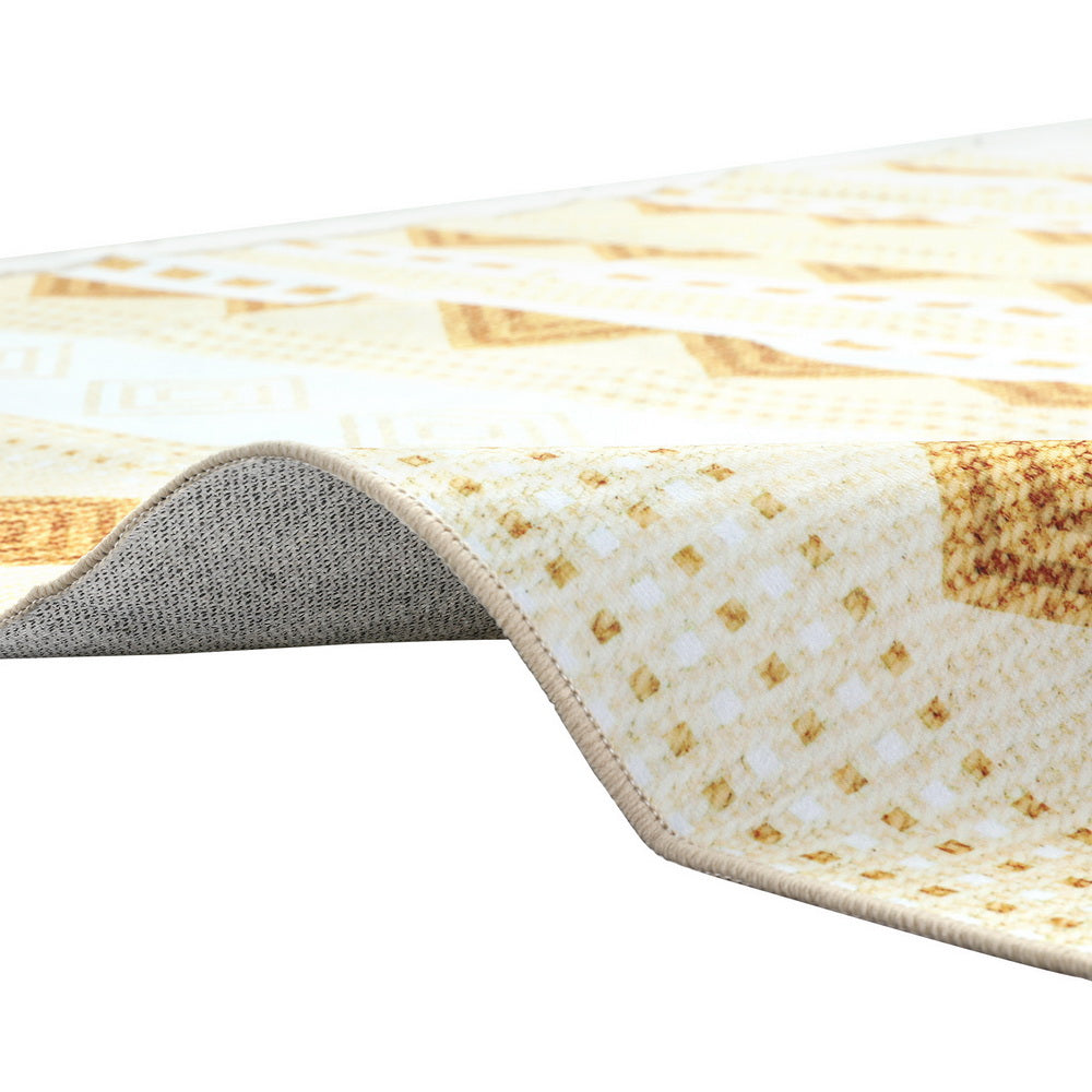 NNEDSZ Floor Rugs 200x290cm Washable Area Mat Large Carpet Soft Short Pile Ella