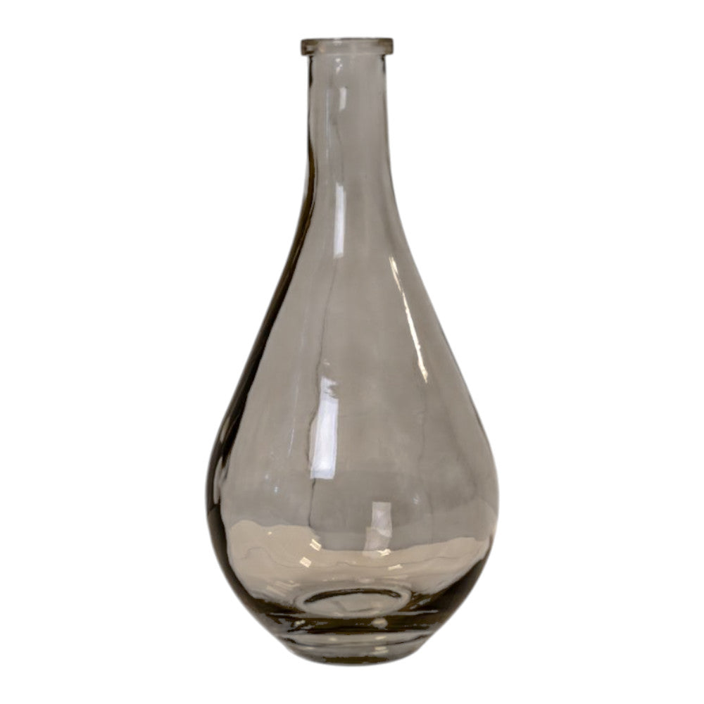 Smokey Brown Tall Bud Vase