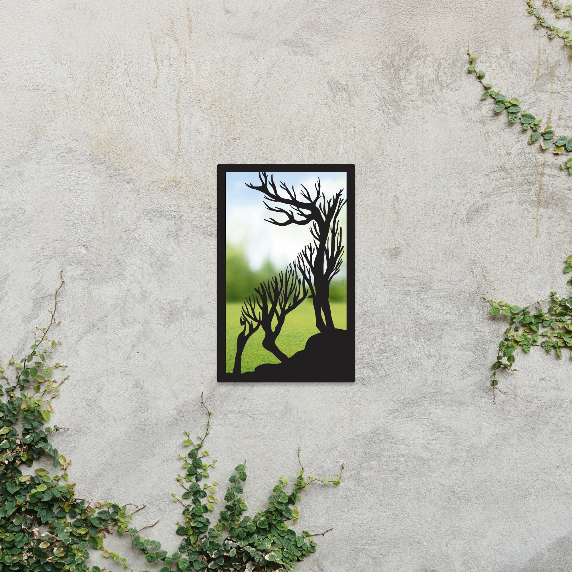 Roaring Stag Garden Mirror-3