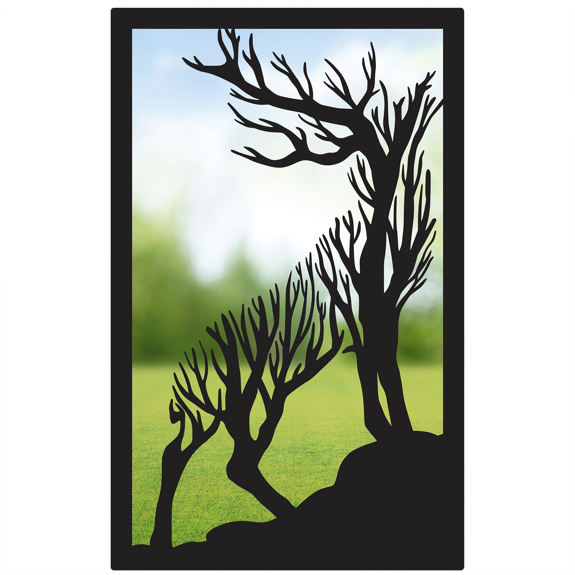 Roaring Stag Garden Mirror-4