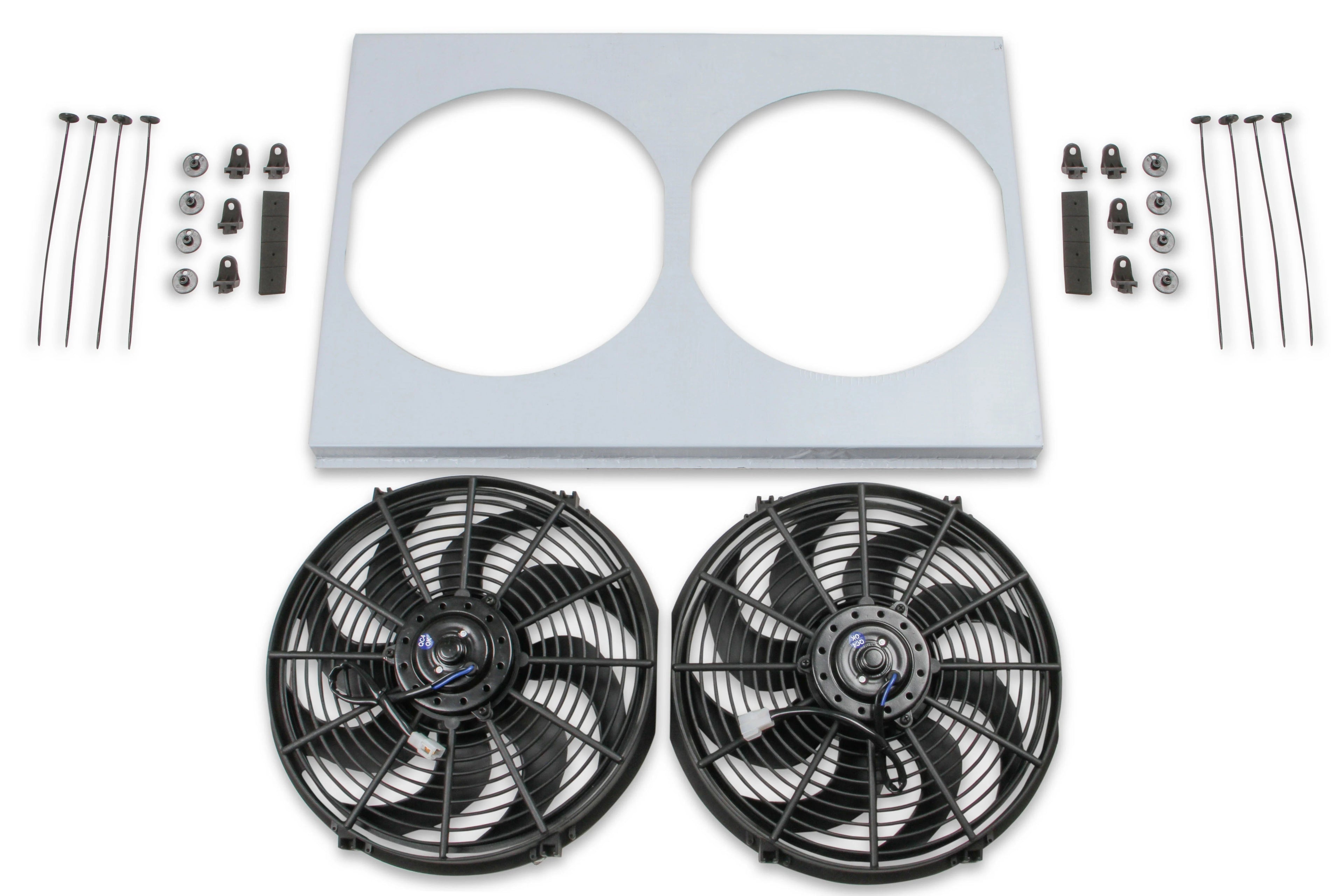 FAN AND SHROUD 2 14 INCH FANS