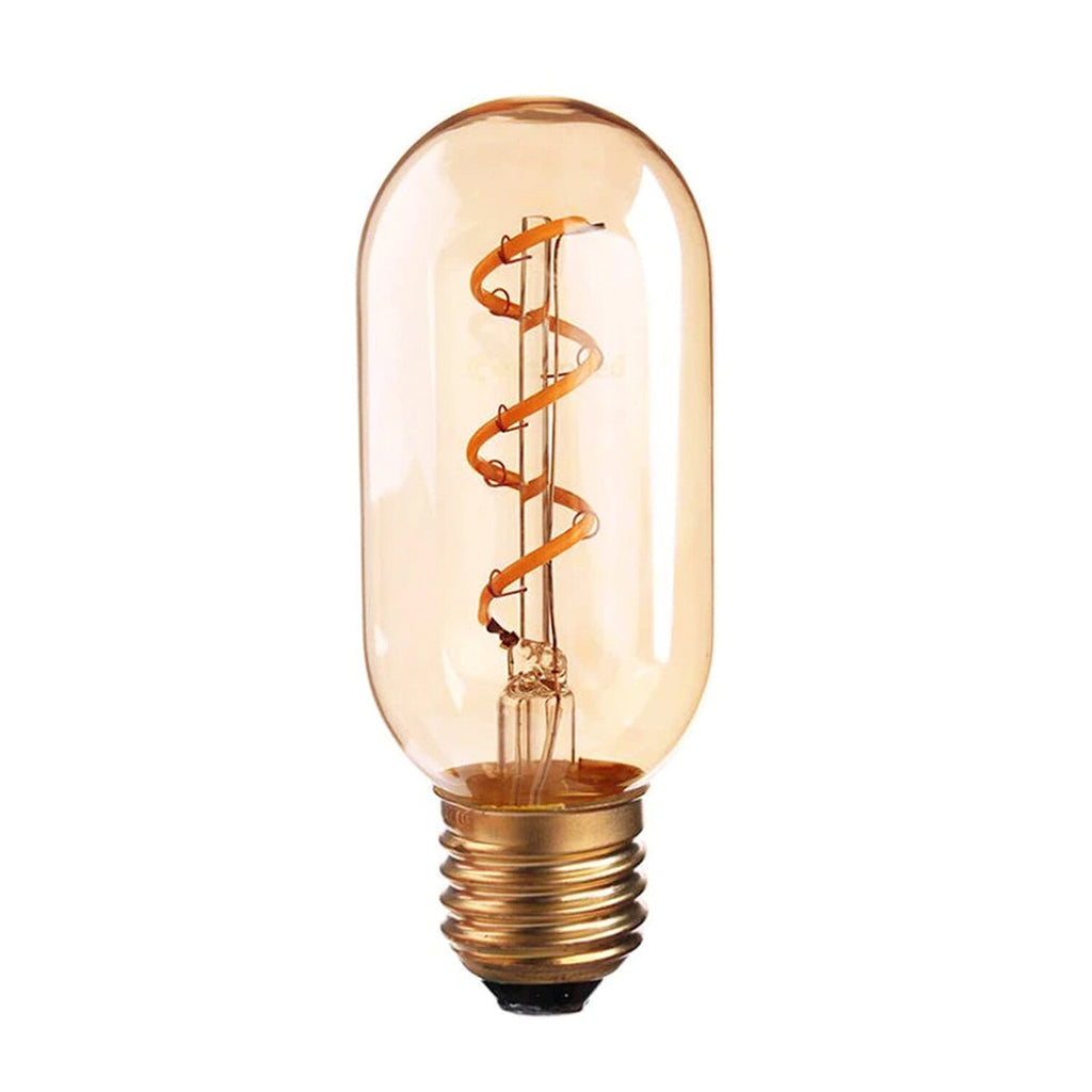 T45 Spiral Filament LED Bulb E27 Tubular Edison Style 3 Pack~1014