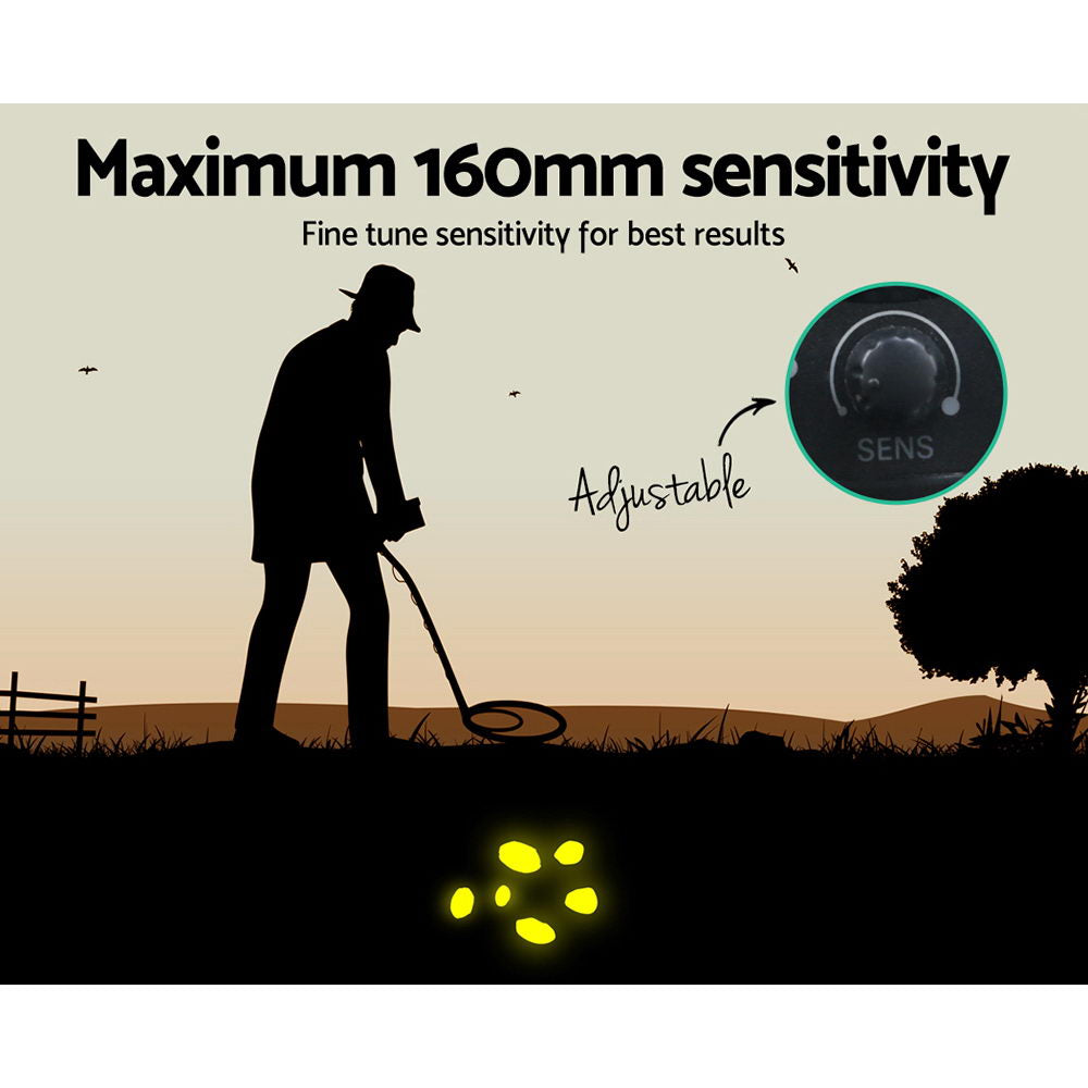 NNEDSZ Metal Detector with Headphones - Black-4