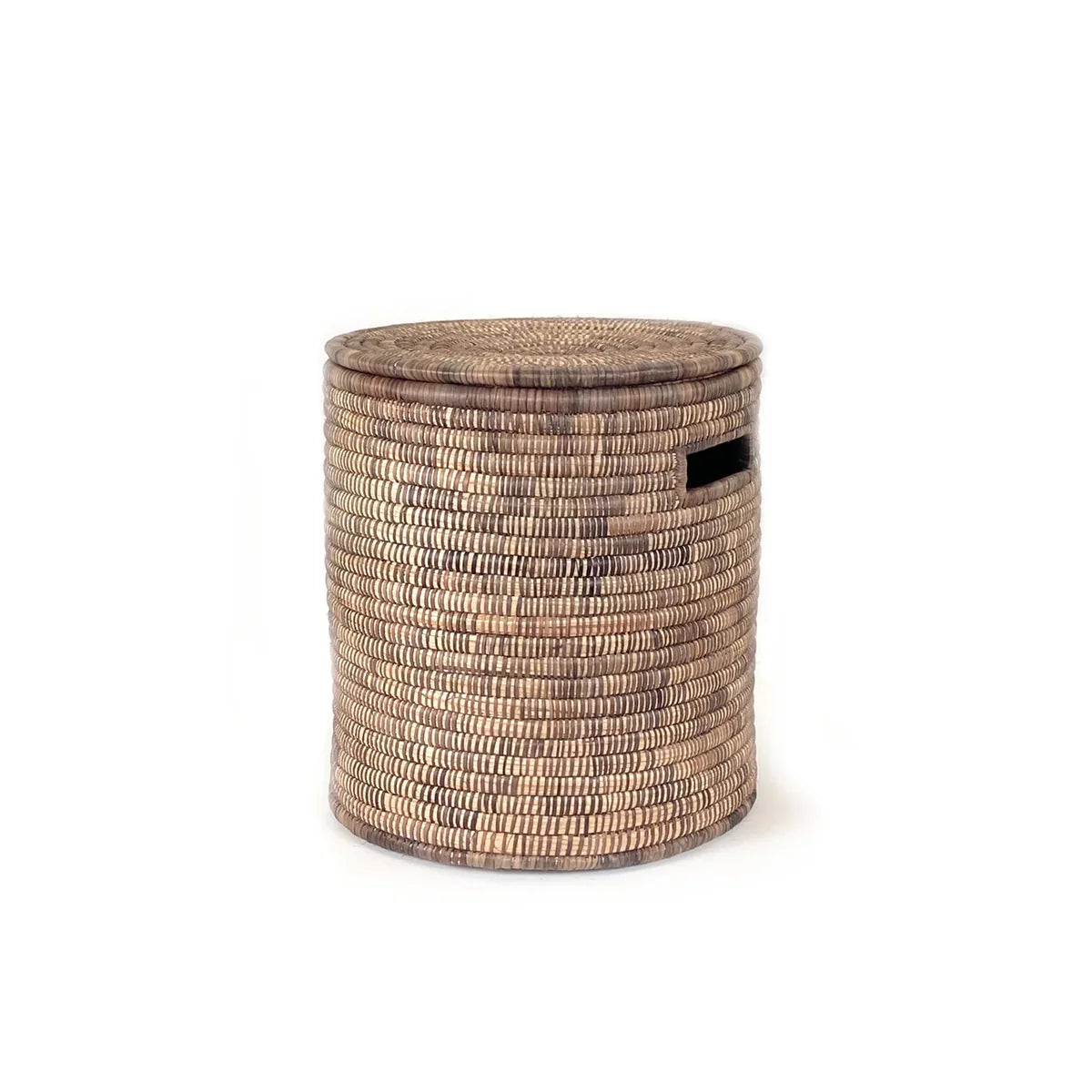 Lidded Floor Baskets | Brown | Malawi