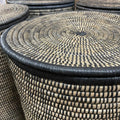 Lidded Floor Baskets | Black | Malawi