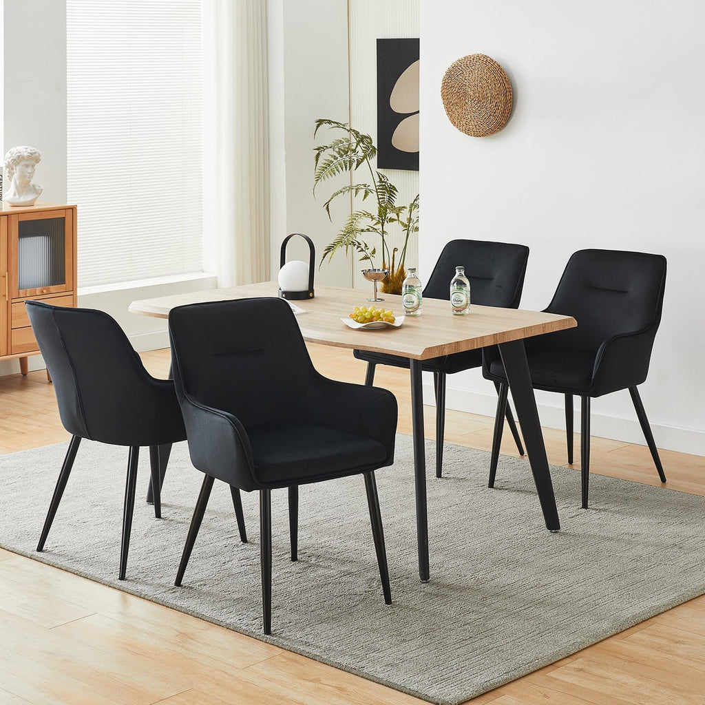 Maxine Velvet Dining Chairs [Set of 2]