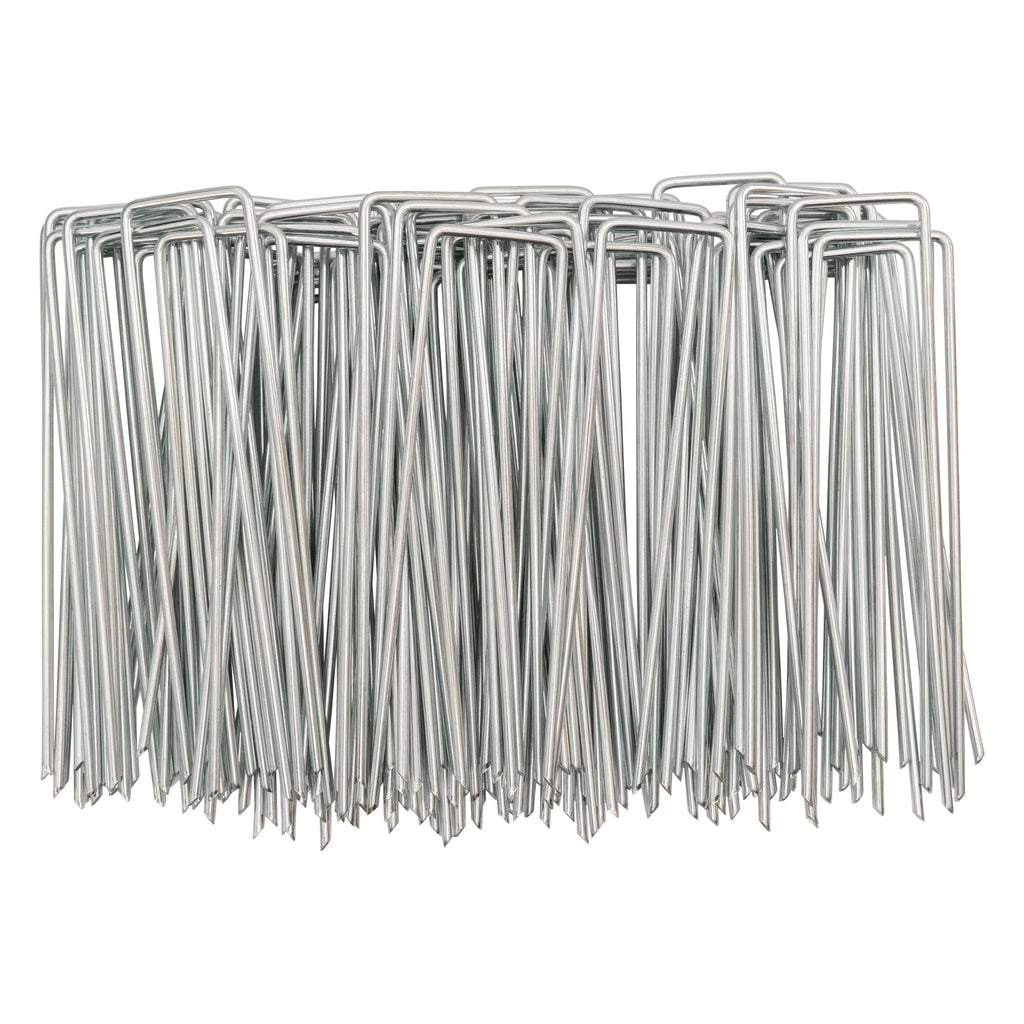 Metal Hold Down Staple U-Pegs, Pack of 100