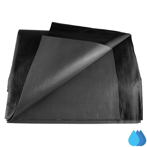 1.5m x 10m Black Pond Liner, L-Grade 200 GSM