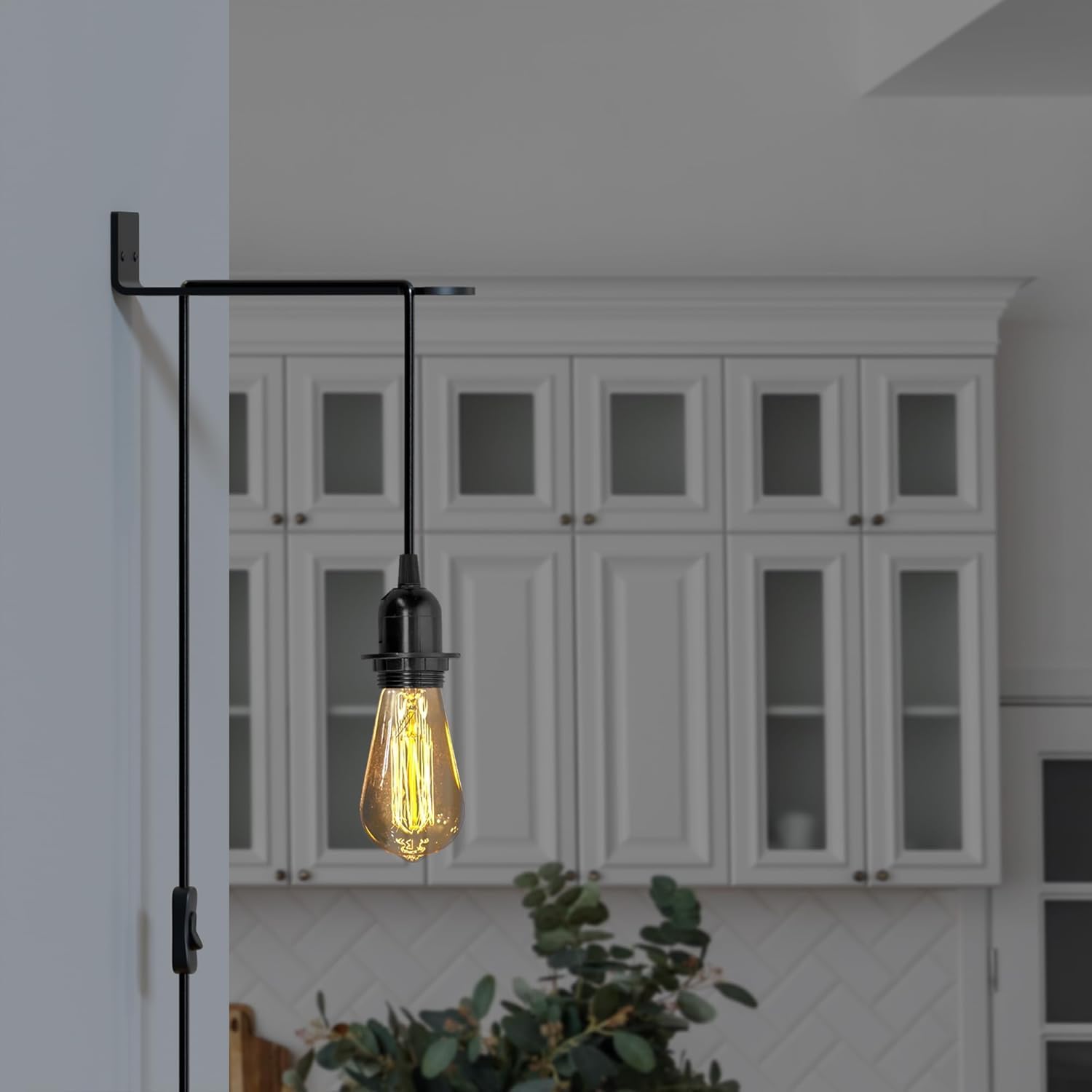 Plug-In Pendant Light Fitting Kit E27 with Switch | 2m & 4.5m ~4548