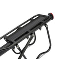 Bicycle Rear Shelf Aluminum Black For Mountain And Road Bikes