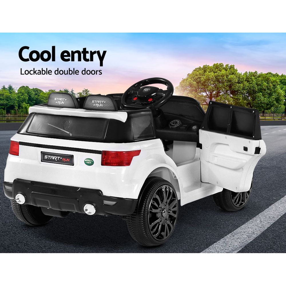 NNEDSZ  Kids Ride On Car - White