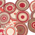 Tonga Painted Pattern Baskets | Red Pattern