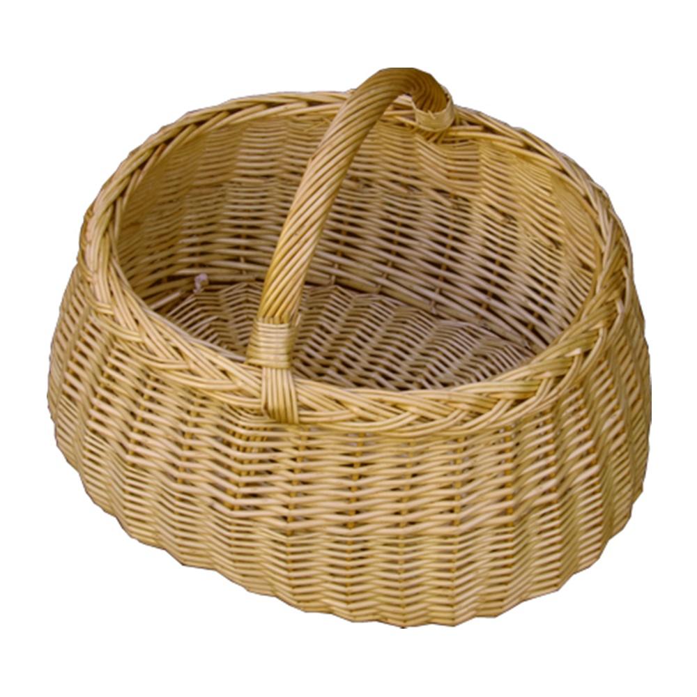 Deluxe Car Wicker Shopping Basket