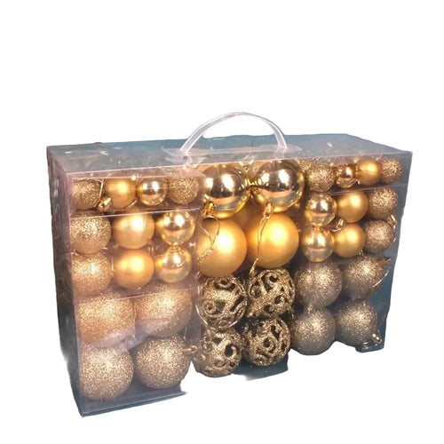 100PCS Christmas Ball Ornament Set-0