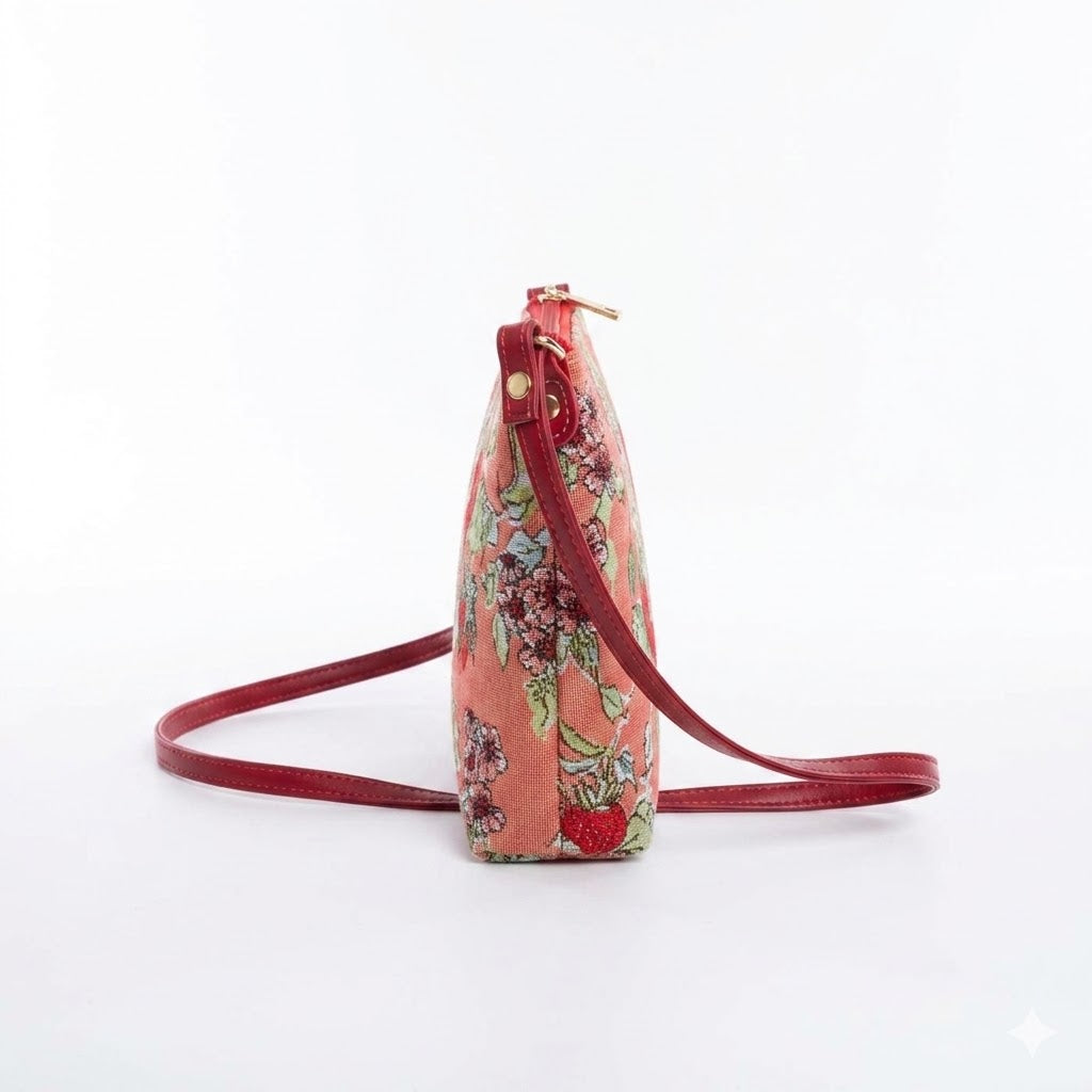 Wild Strawberry by Claire Louise Designs - Sling Bag