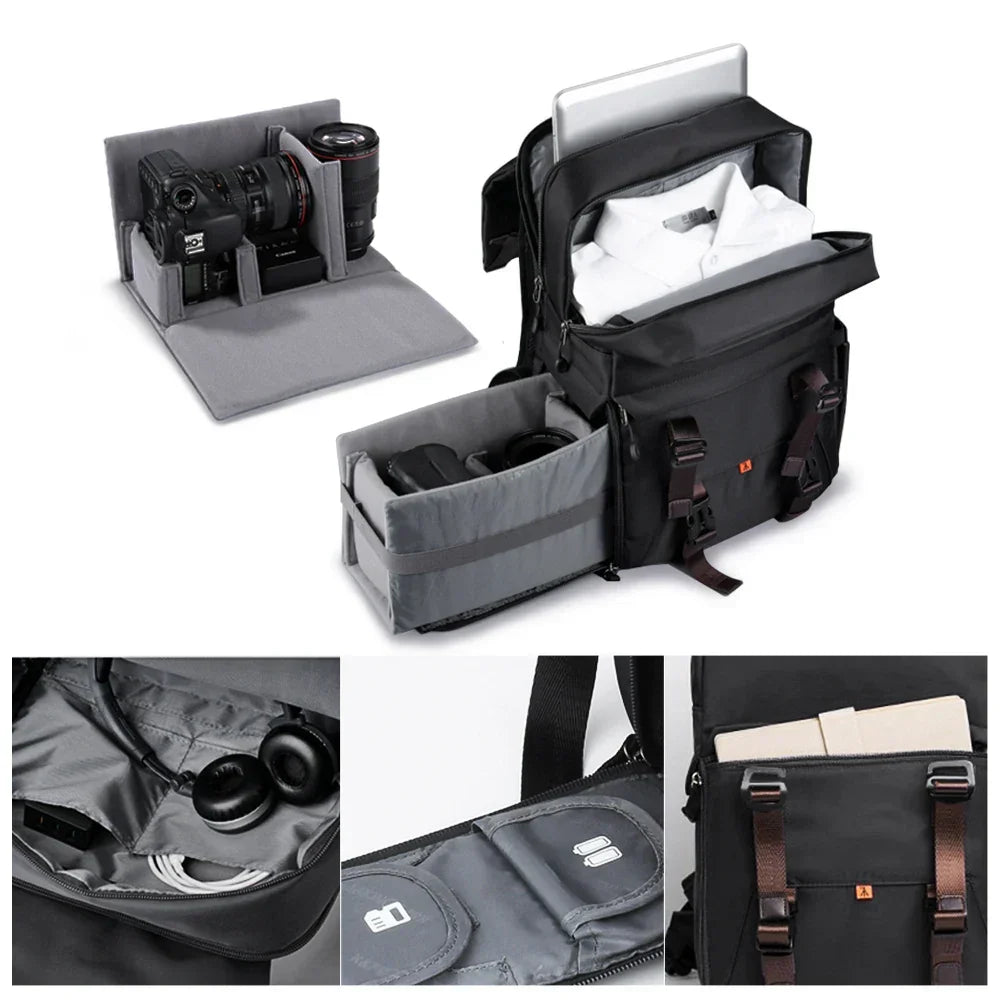 NNEOBA Rainproof Photography Backpack for Cameras