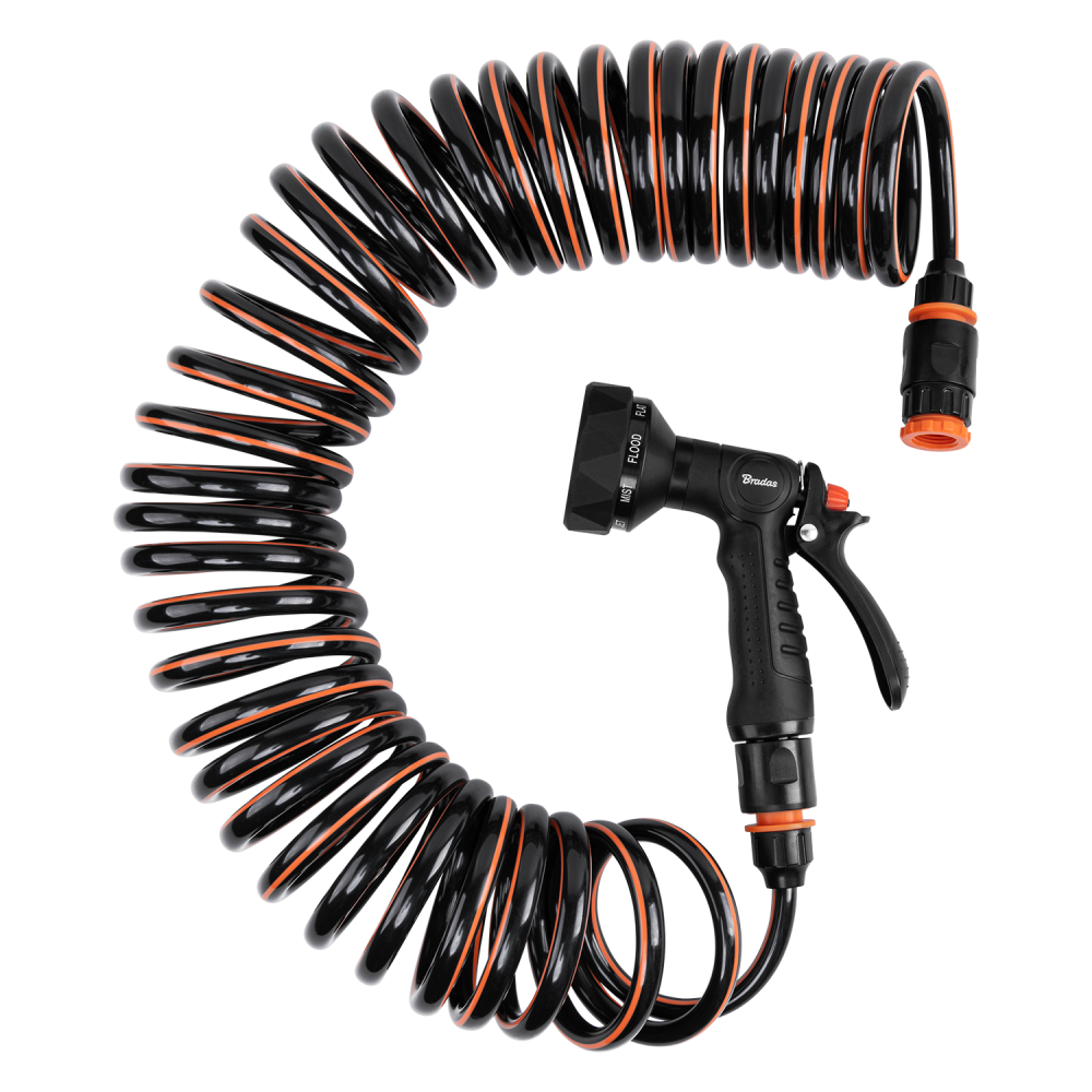 Dog Shower Mix Hot Cold Water Spiral Hose Outdoor Watering Kit Hose Pipe Fitting