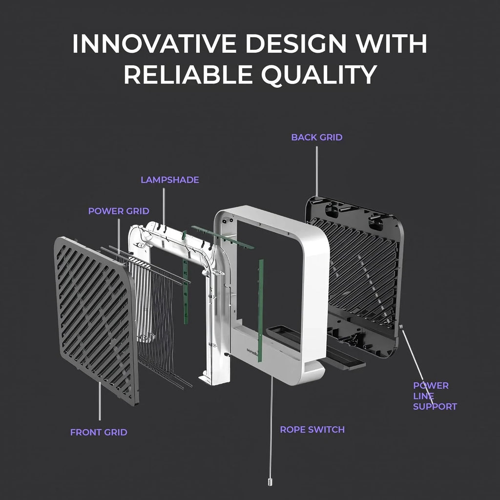 Refurbished - Senelux 5W Wall Mounted Bug Zapper with UV Light Lure