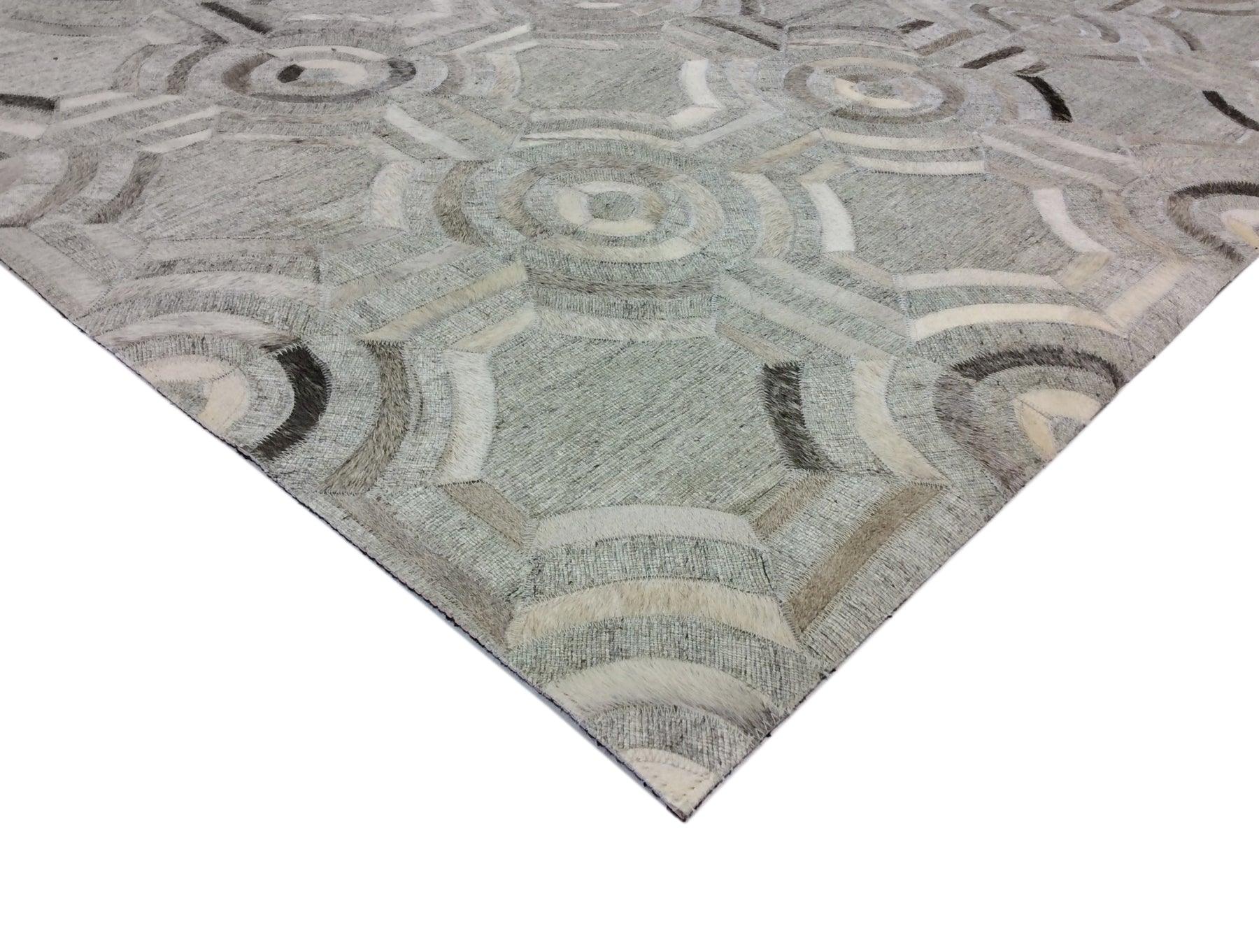 Canvello Hand-Loomed Cowhide Area Rugs- 8x10