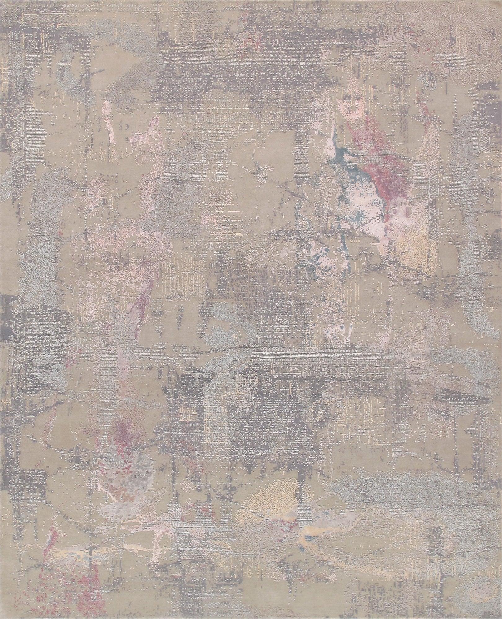 Canvello Silk & Wool Farmhouse Area Rugs - 8'3" X 10'2"