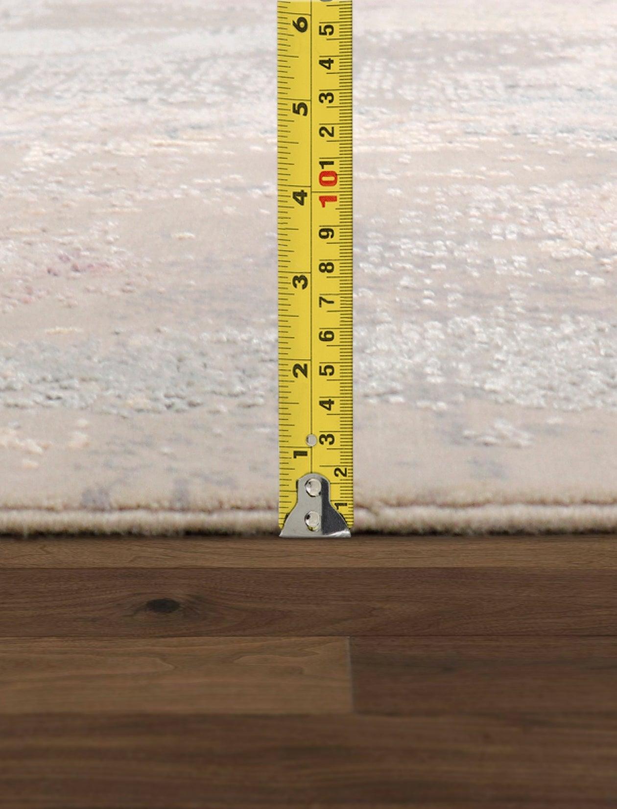 Canvello Silk & Wool Farmhouse Area Rugs - 8'3" X 10'2"