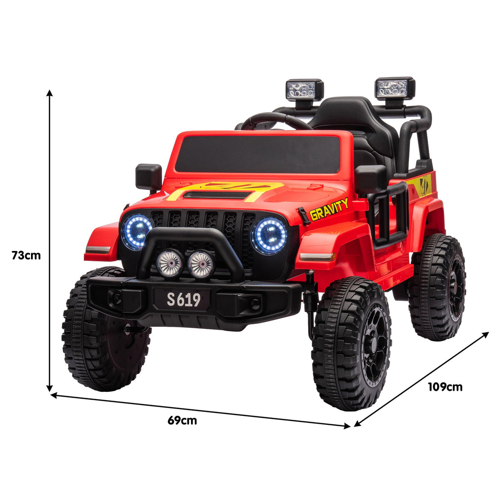 NNEDPE S619 Gravity Kids Electric Ride On Car - Red-2