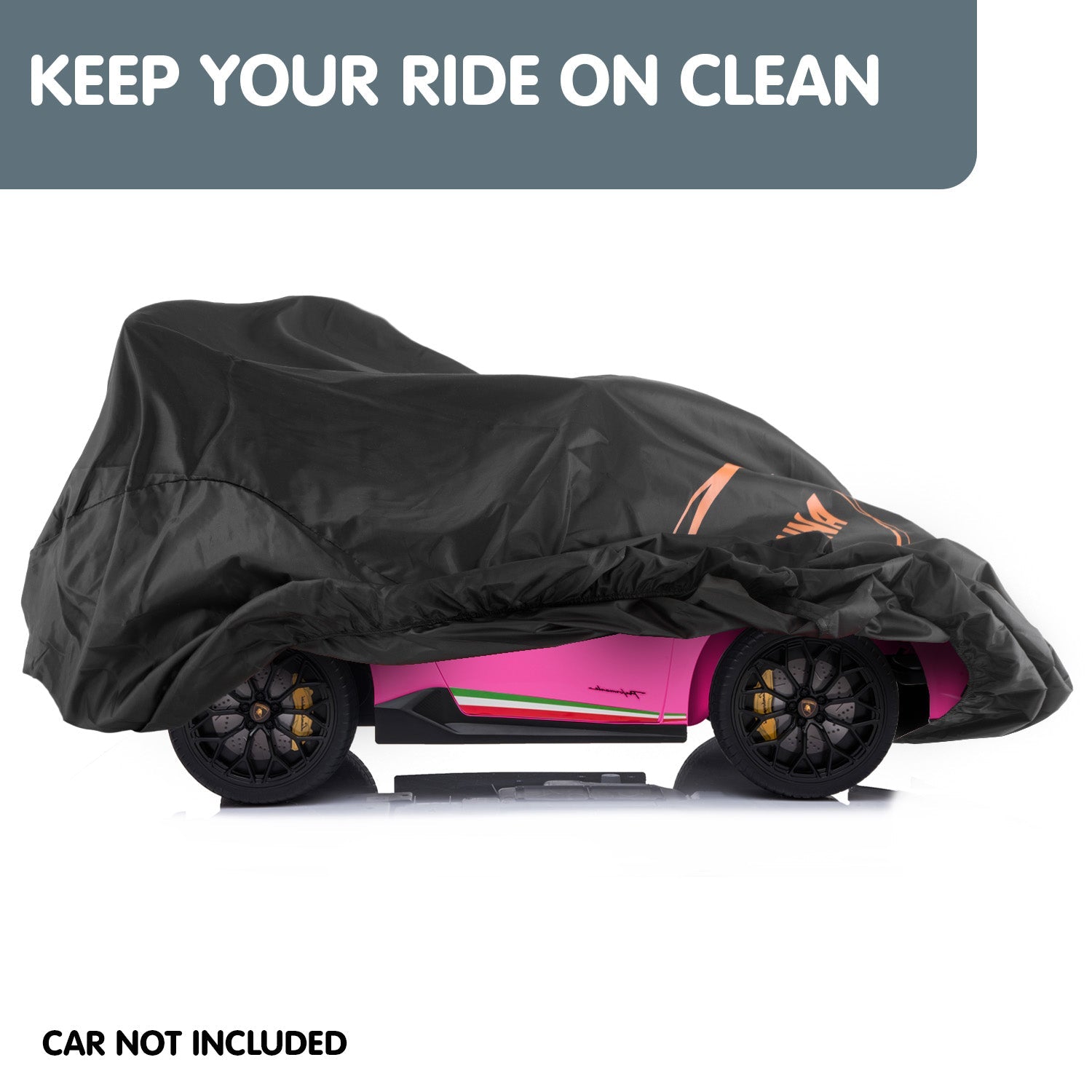 NNEDPE Kids Ride On Cover - Black