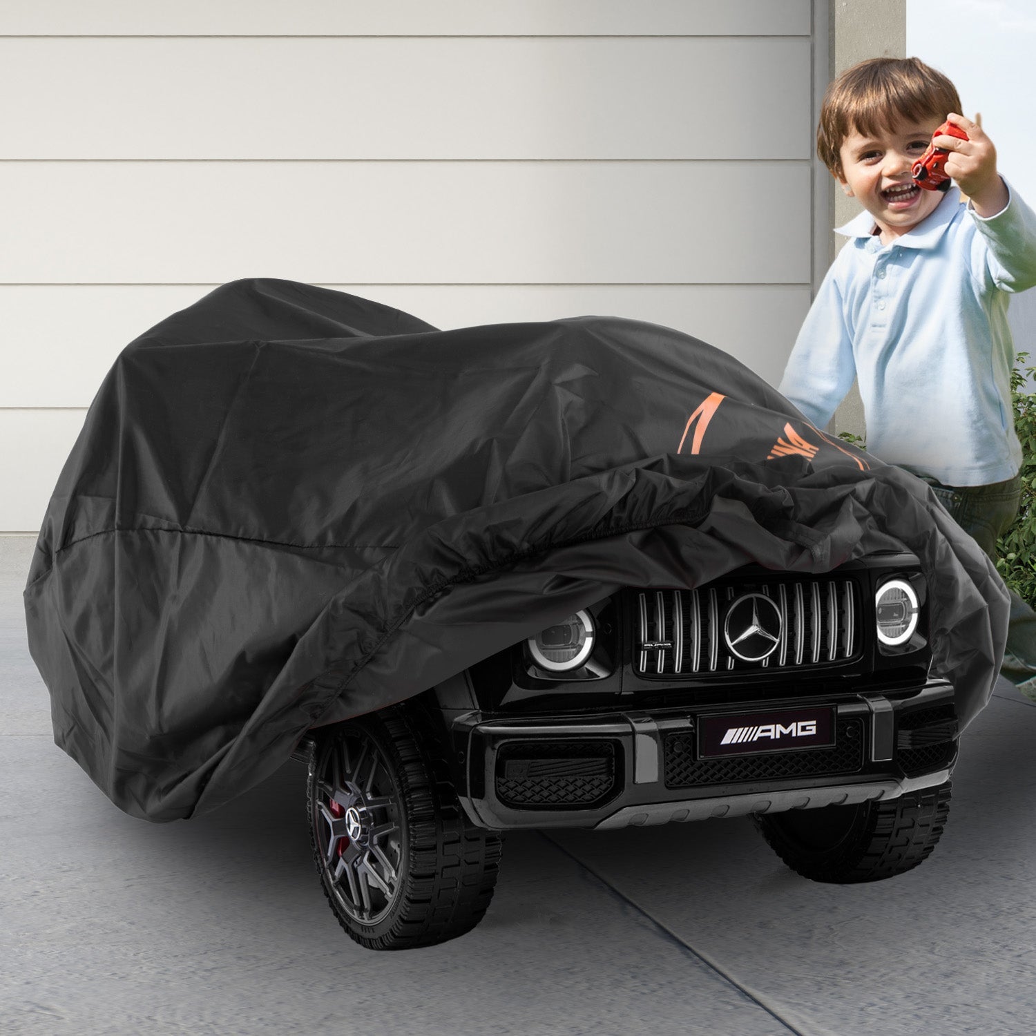NNEDPE Kids Ride On Cover - Black