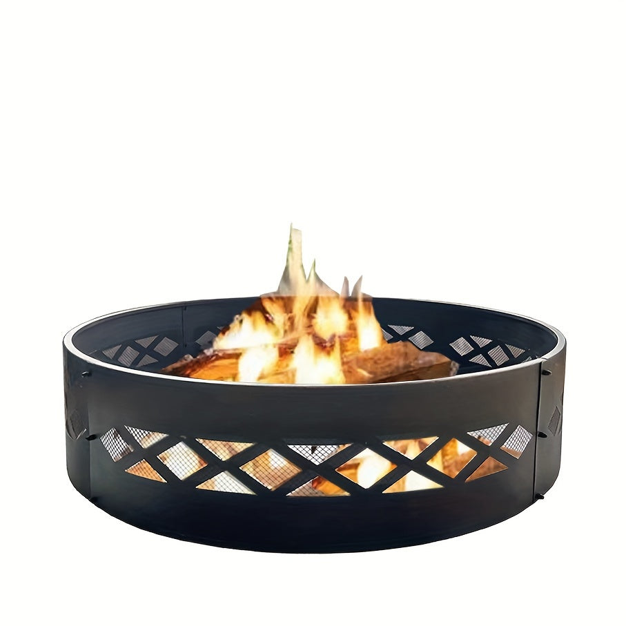 Fire Pit Ring for Outdoor Wood Burning