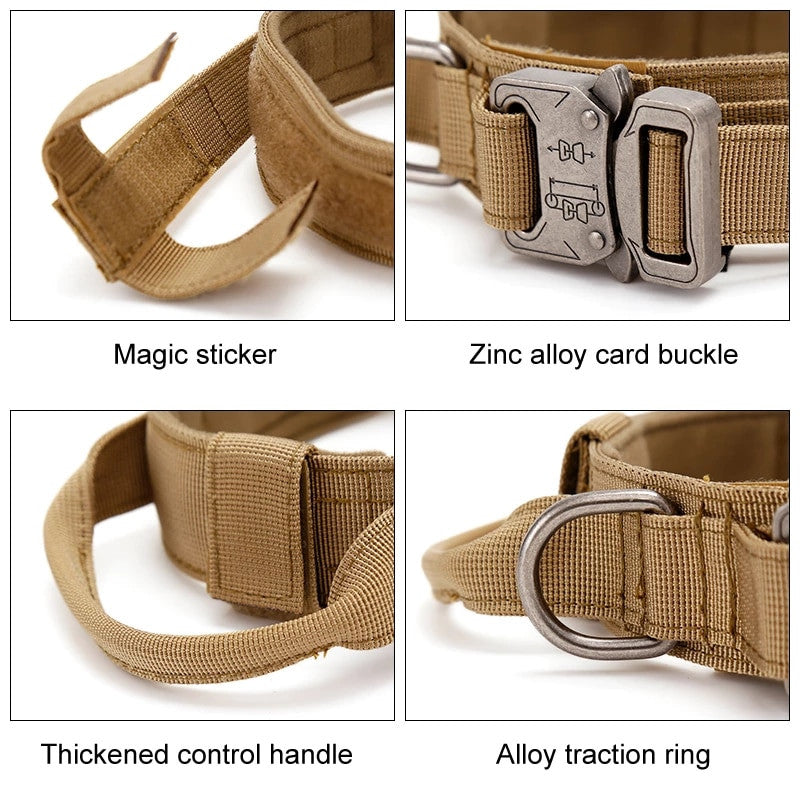 Durable Military Tactical Dog Collar
