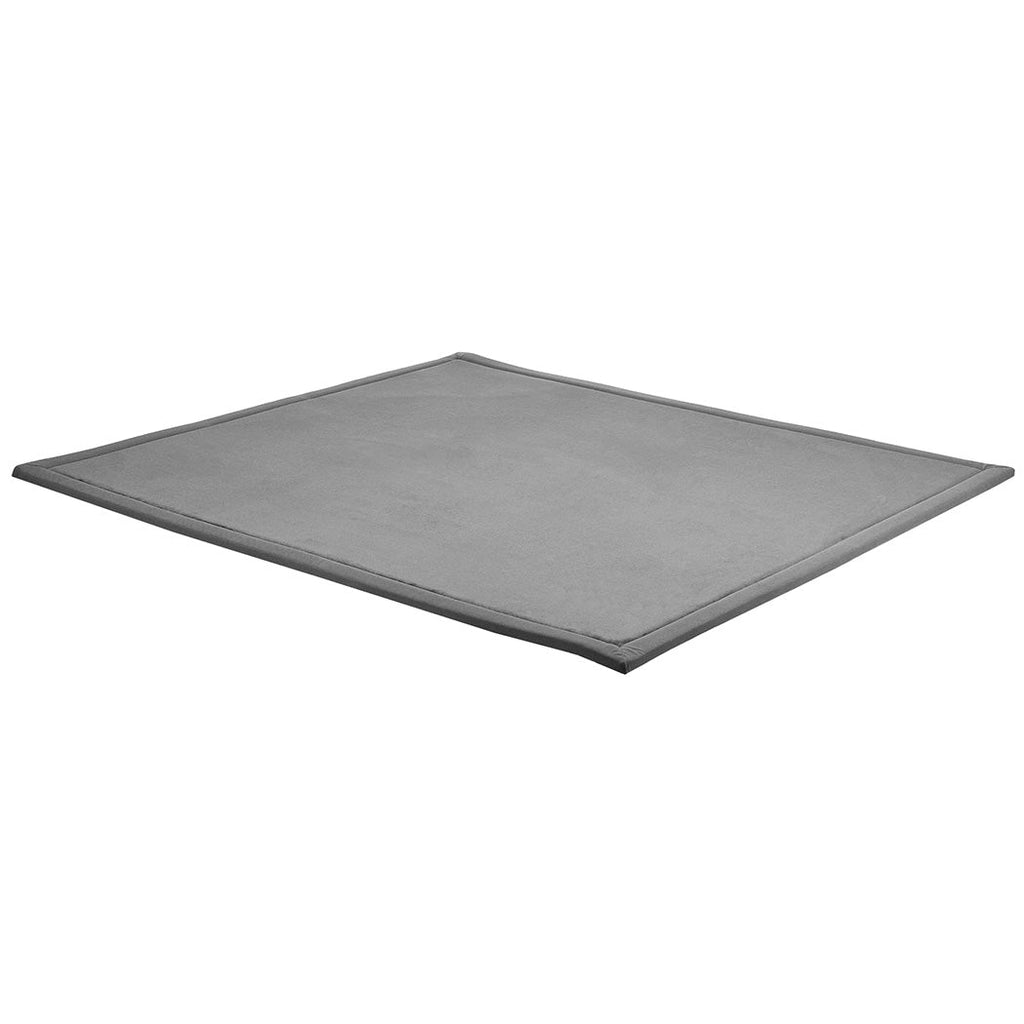 Marlow Coral Velvet Area Rugs Large Mat 180x200cm Grey
