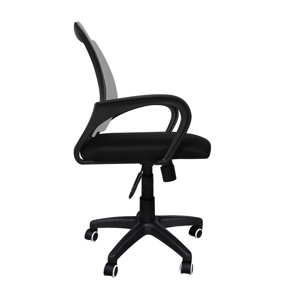NNEIDS 2x Levede Office Chair Gaming Computer Grey