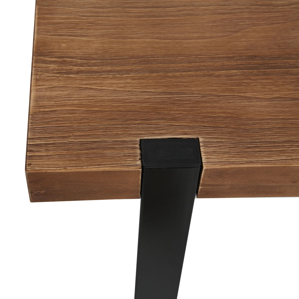 NNEIDS Levede Dining Table Industrial Wooden-2